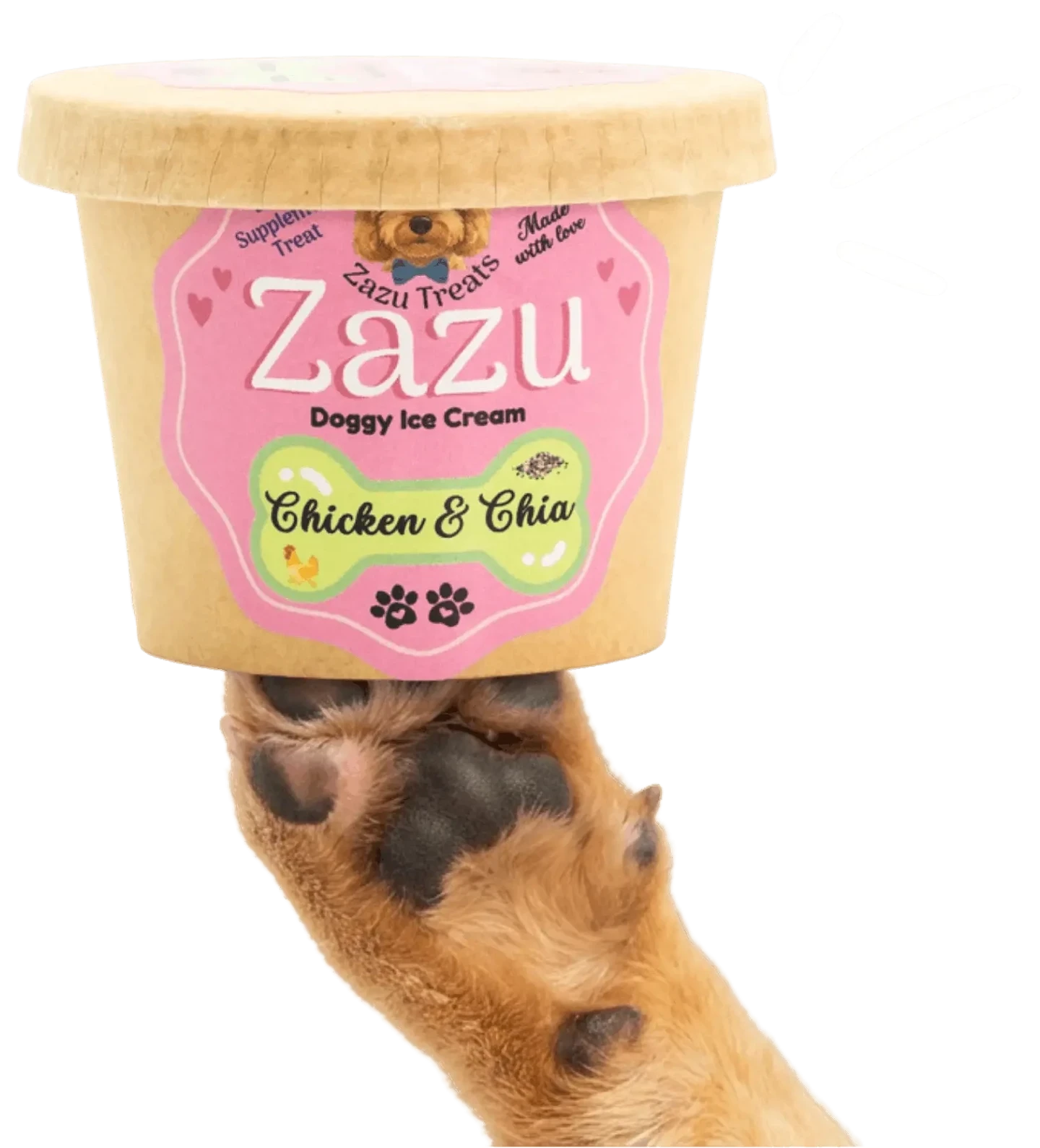 Zazu treats icecream paw scaled e1773664439408